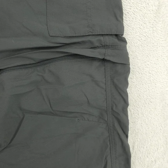 Columbia Omni Shade Pants Mens 40x28 Gray Convertible Cargo Hiking Zip Off - Picture 3 of 13